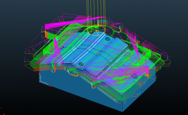 自学Powermill 求解以下问题点