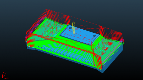 自学Powermill 求解以下问题点