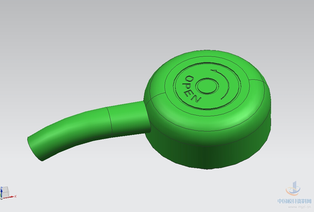 沐浴露瓶嘴UG全3D模具设计案例