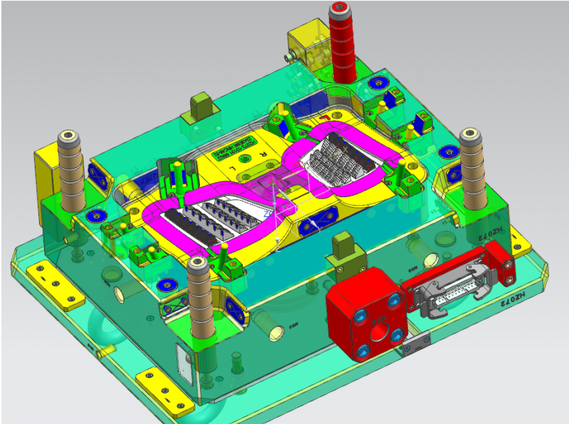 大型汽车车灯模具UG全3D案例-2