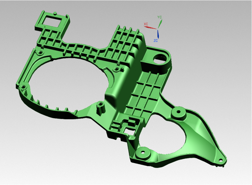 大型汽车车灯模具UG全3D案例-10