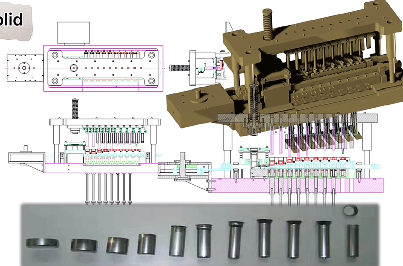 求大神们帮帮忙看一下谁有类似这样的拉伸模具？？？？