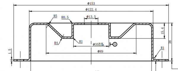 这是零件的剖面图